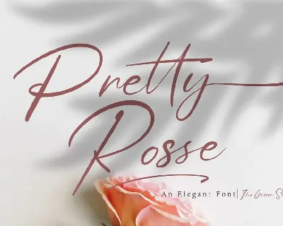 Pretty Rosse font