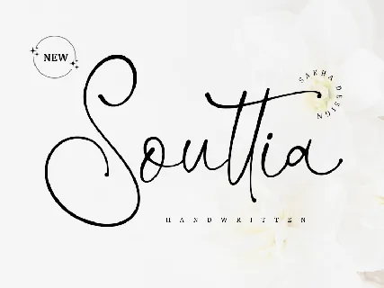 Souttia - Personal Use font