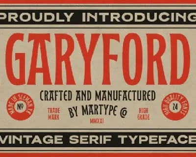 Garyford font