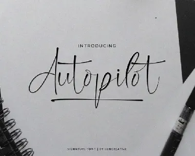 Autopilot Script font