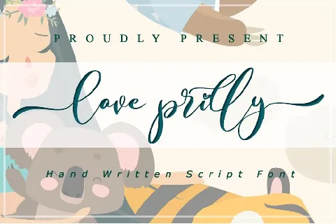 Love Prilly font