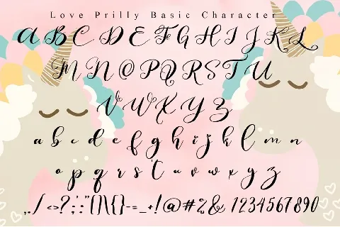 Love Prilly font