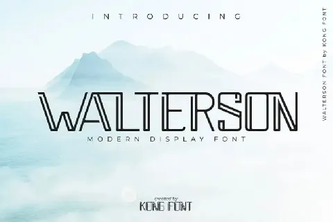 Walterson Display font