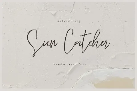 Sun Catcher Handwritten font