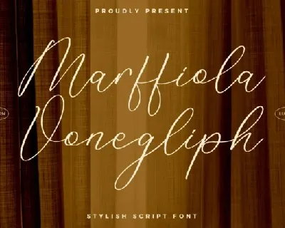 Marffiola Vonegliph font