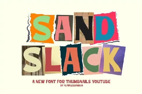 Sand Slack font