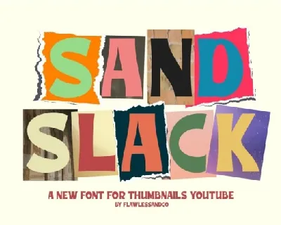 Sand Slack font