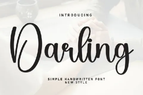 Darling Script Typeface font