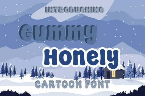 Gummy Honely Display font