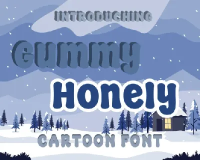 Gummy Honely Display font