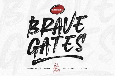 Brave Gates font