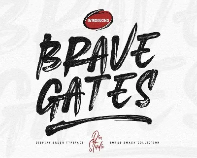 Brave Gates font