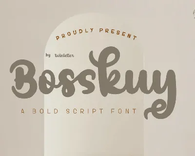 Bosskuy font