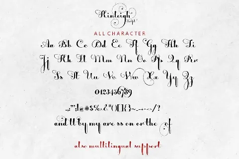 Kinleigh Script font