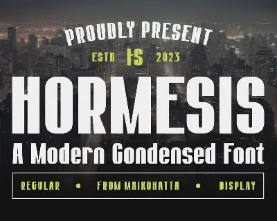 HORMESIS font