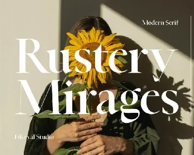 Rustery Mirages font