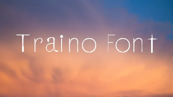 Traino font