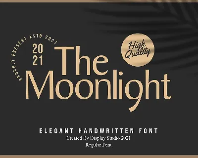 The Moonlight font