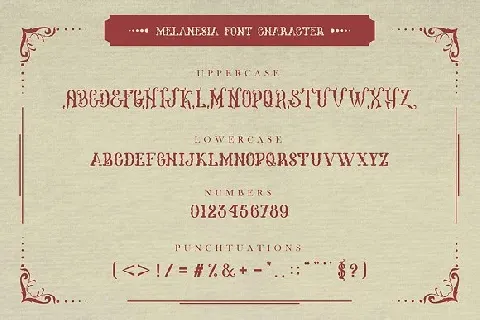 Melanesia Typeface font