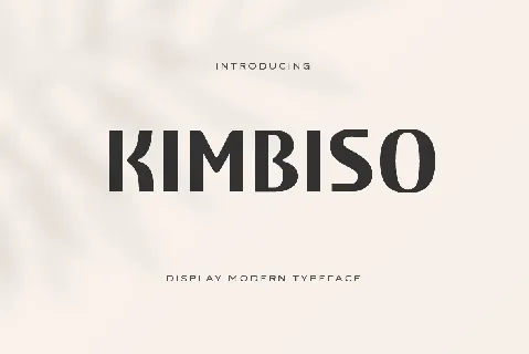 Kimbiso font