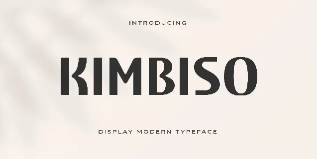 Kimbiso font