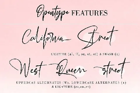 California Street Script font