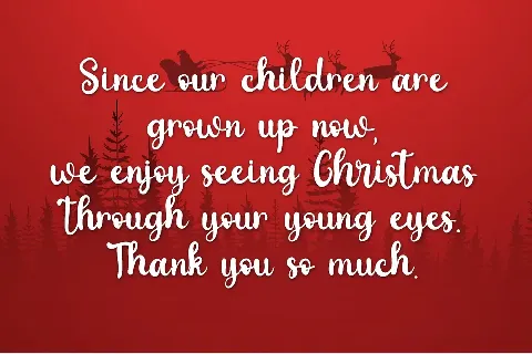 Alitha Christmas - Personal Use font