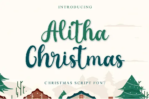Alitha Christmas - Personal Use font