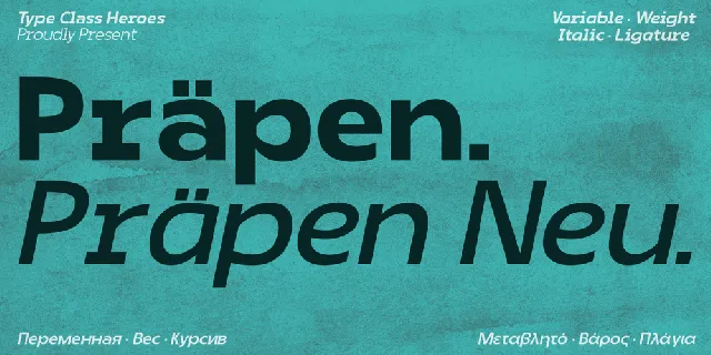 Prapen DEMO font