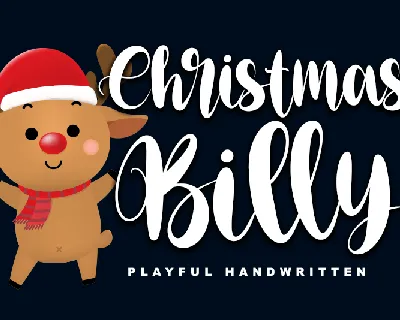 Christmas Billy-Personal use font