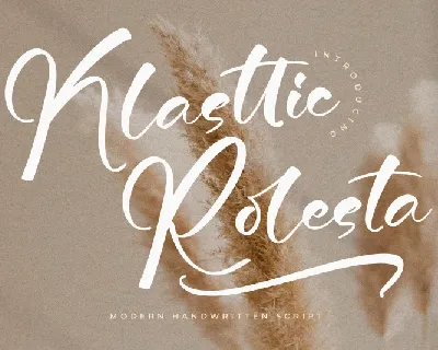 Klasttic Rolesta font