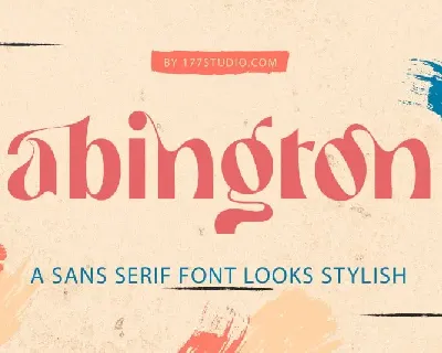Abington – Stylish Sans Serif font