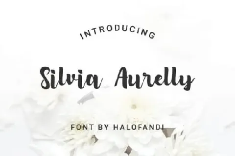 Silvia Aurelly Script font