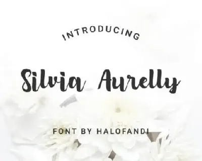 Silvia Aurelly Script font