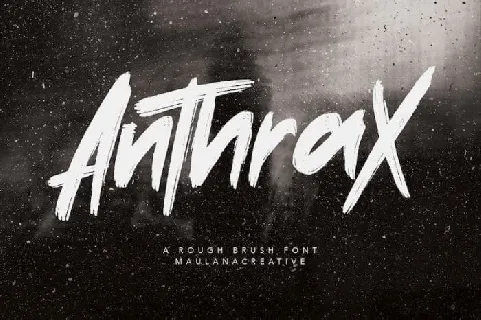 Anthrax Handwritten font