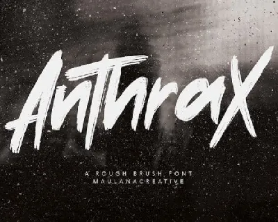 Anthrax Handwritten font