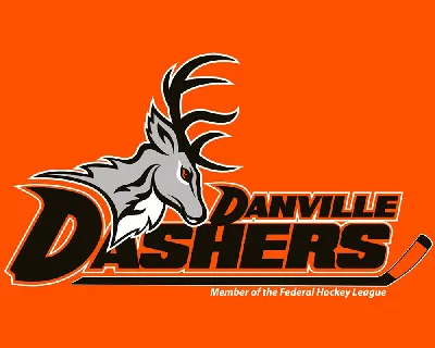 Danville Dashers Logo font