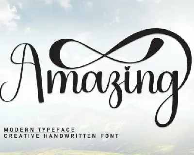 Amazing Calligraphy font