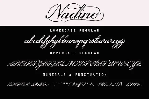 Nadine font