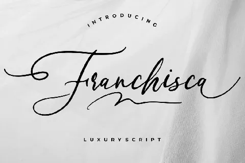 Franchisca font