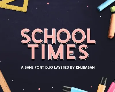 School Times Sans font