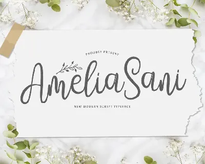 Amelia Sani font