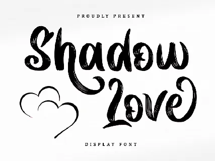 Shadow Love - Personal Use font