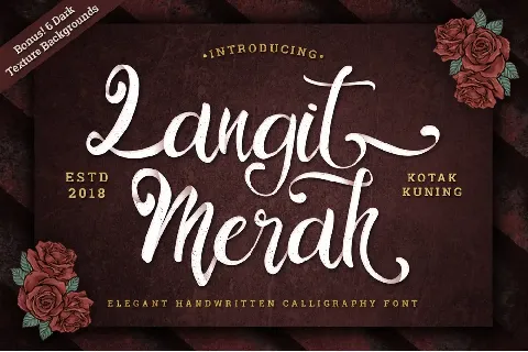 Langit Merah font