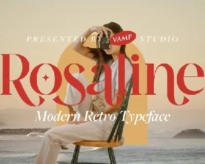 Rosaline font