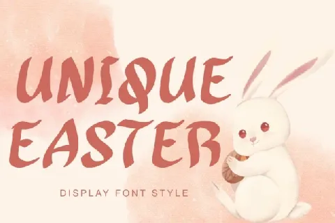 Unique Easter font