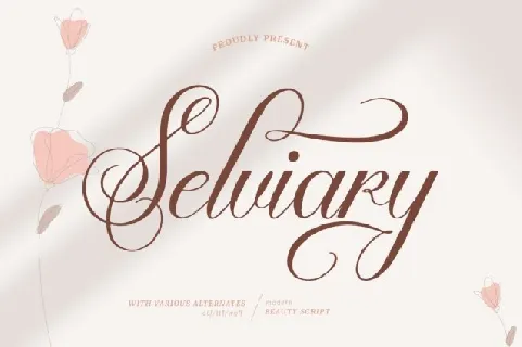 Selviary font
