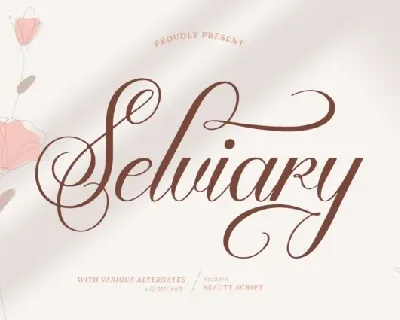 Selviary font
