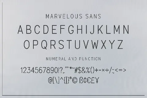 The Marvelous font