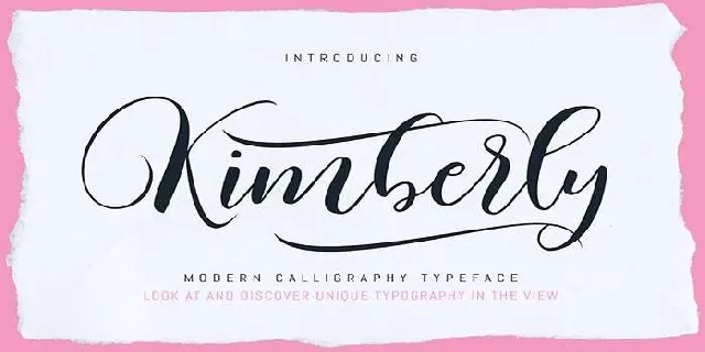 Kimberly font